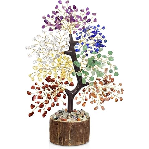 7 Chakra Tree - Crystal Tree of Life, Birthday Gifts for Women, Christmas Gifts, Ho...