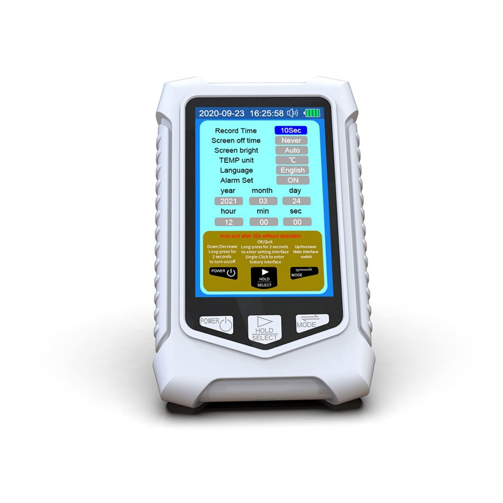 Ulsfvgaxrtk One Color Gas Detectors, Detector O3 Handheld Portable Gas