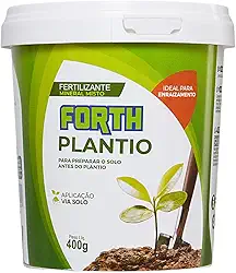 Forth Plantio, Fertilizante Mineral Misto, Enraizador, Mudas, Condicionador de Solos, NPK + Micronutrientes, Granulado, Nutrição Completa, Balde, 400g