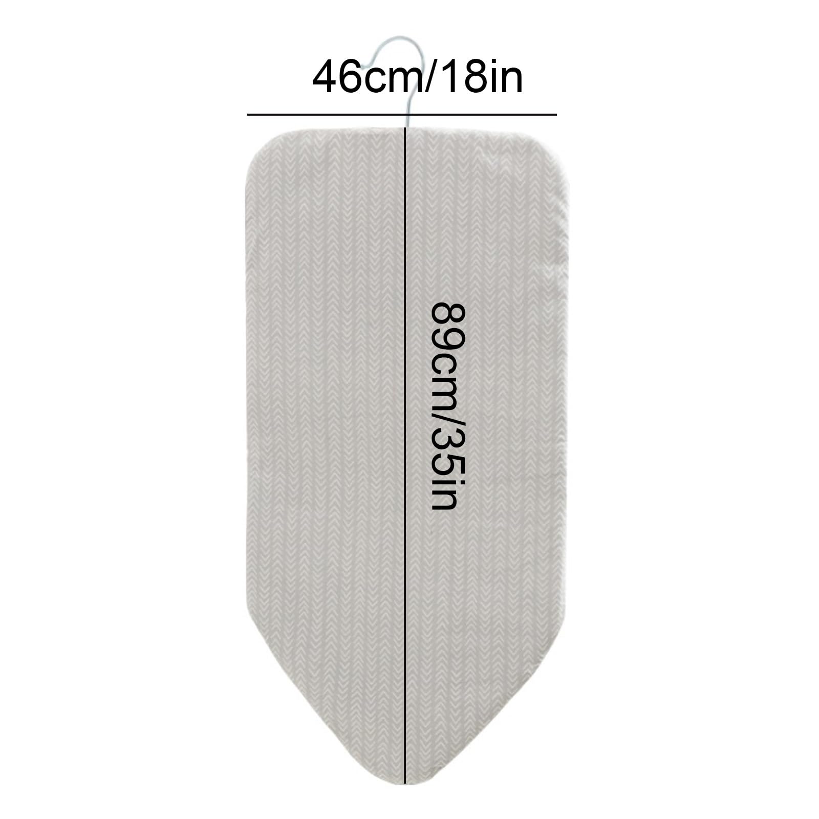 Leichtes Bügelbrett Klappbar mit Haken, Tragbares Bügeltisch zum Aufhängen für Tischplatten, Arbeitsplatten, Bügelmatte für kleine Räume(Gray)