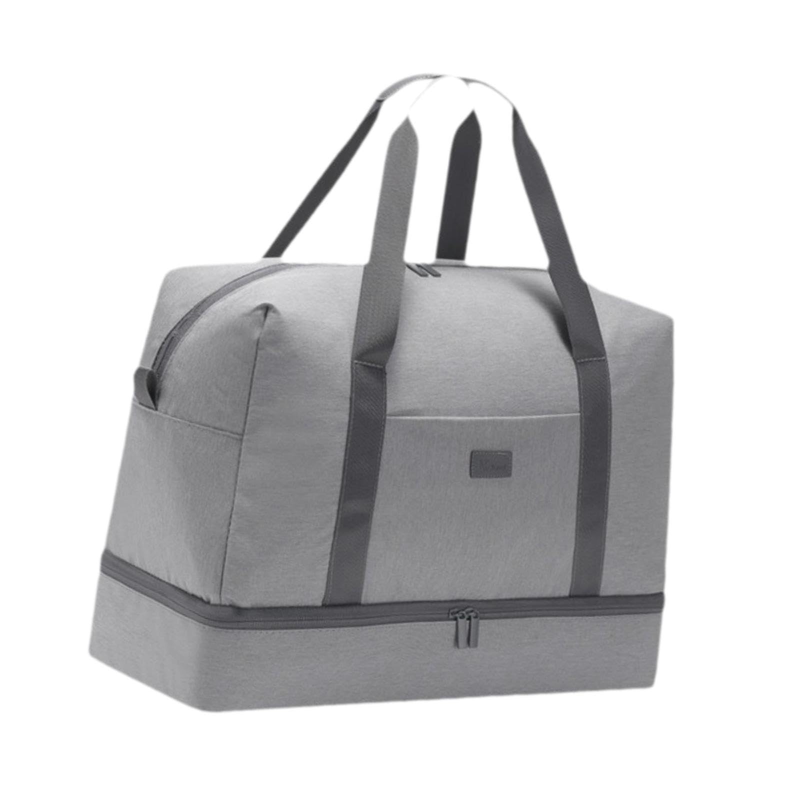 Duffle Bag for Travel Handbag Foldable for Outdoor Activities Sports Workout gray-image-3