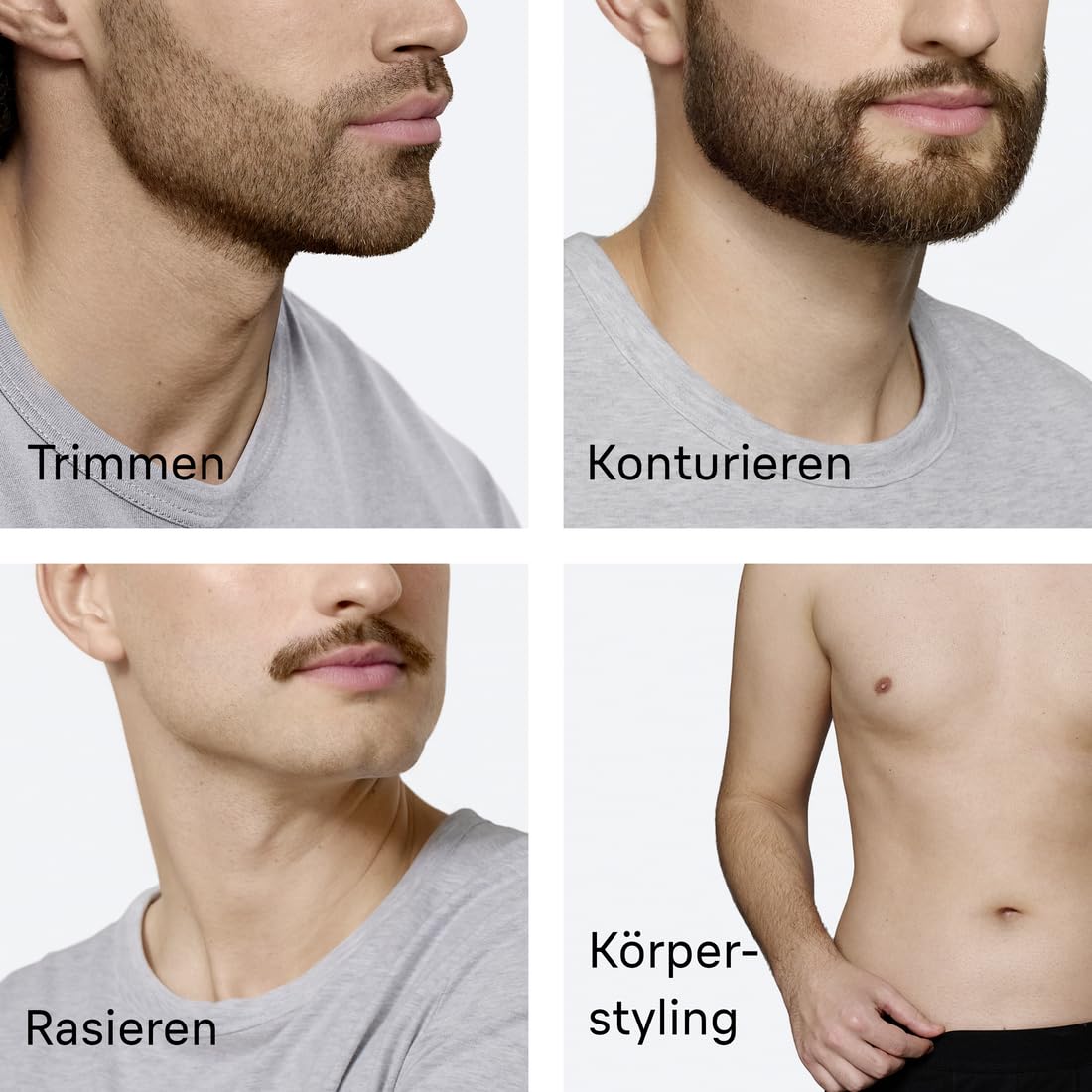Braun Trimmer Series XT5, Kabelloser Rasierer Herren Elektrisch, XT5270, Grau - Barttrimmer und Bodygroomer, Körperrasierer mit 45 Min. Akku, Wasserdicht, Inkl. 8 Extras und Sensitiv Kammaufsatz