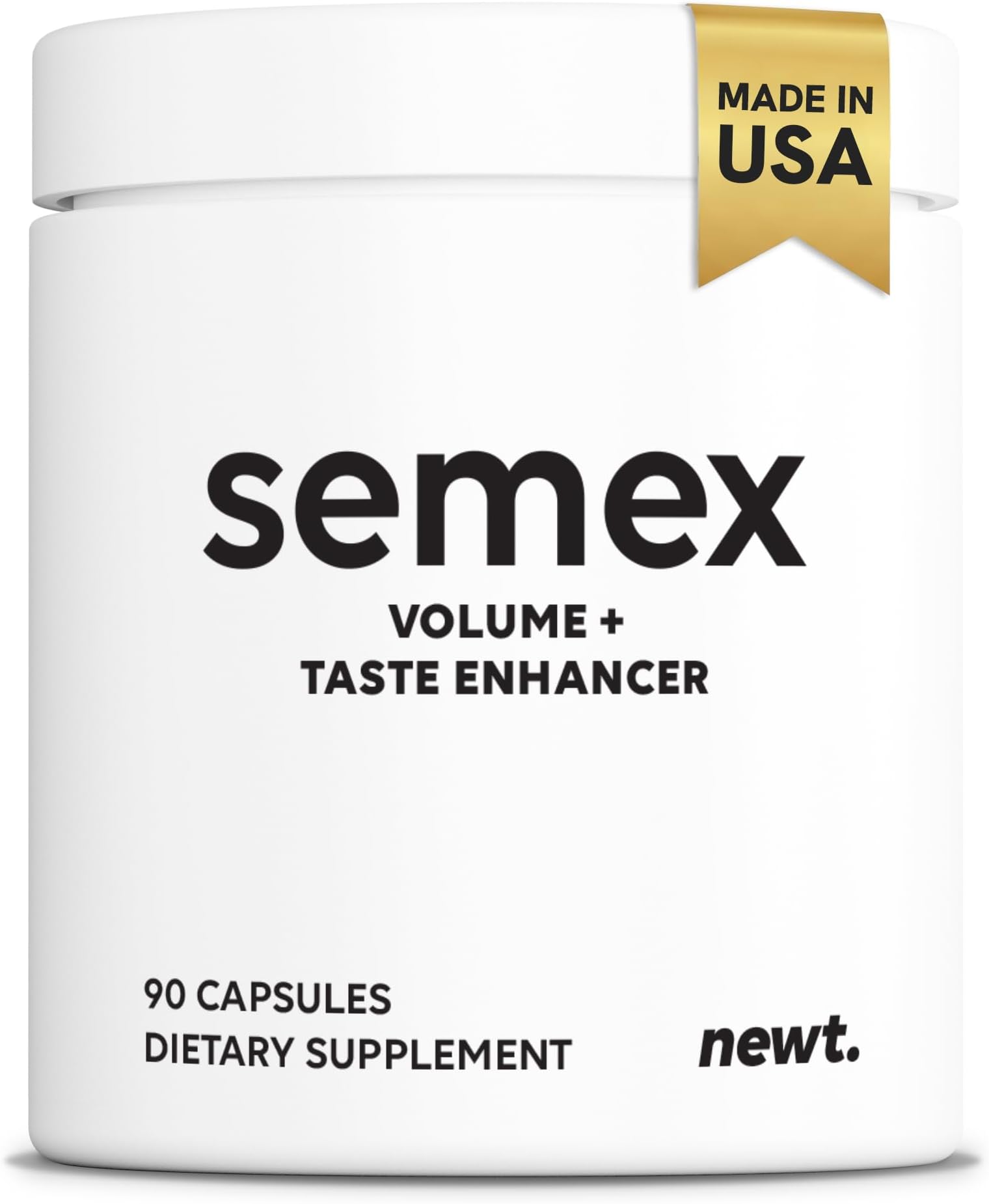 SEMEX Semen Volume Booster – Doctor Formulated Natural Support for Male Sperm Health, Load Volume Boost & Stamina – Non-GMO, Vegan, Gluten-Free, Fertility Supplement Made in USA - 90 Count