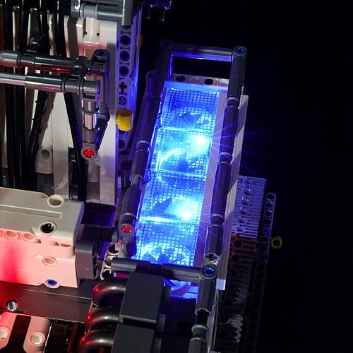 Miniatura 6 de Briksmax Kit de iluminación LED para Liebherr R 9800 - Compatible con el modelo de bloques de construcción Lego 42100 - No incluye el juego de Lego