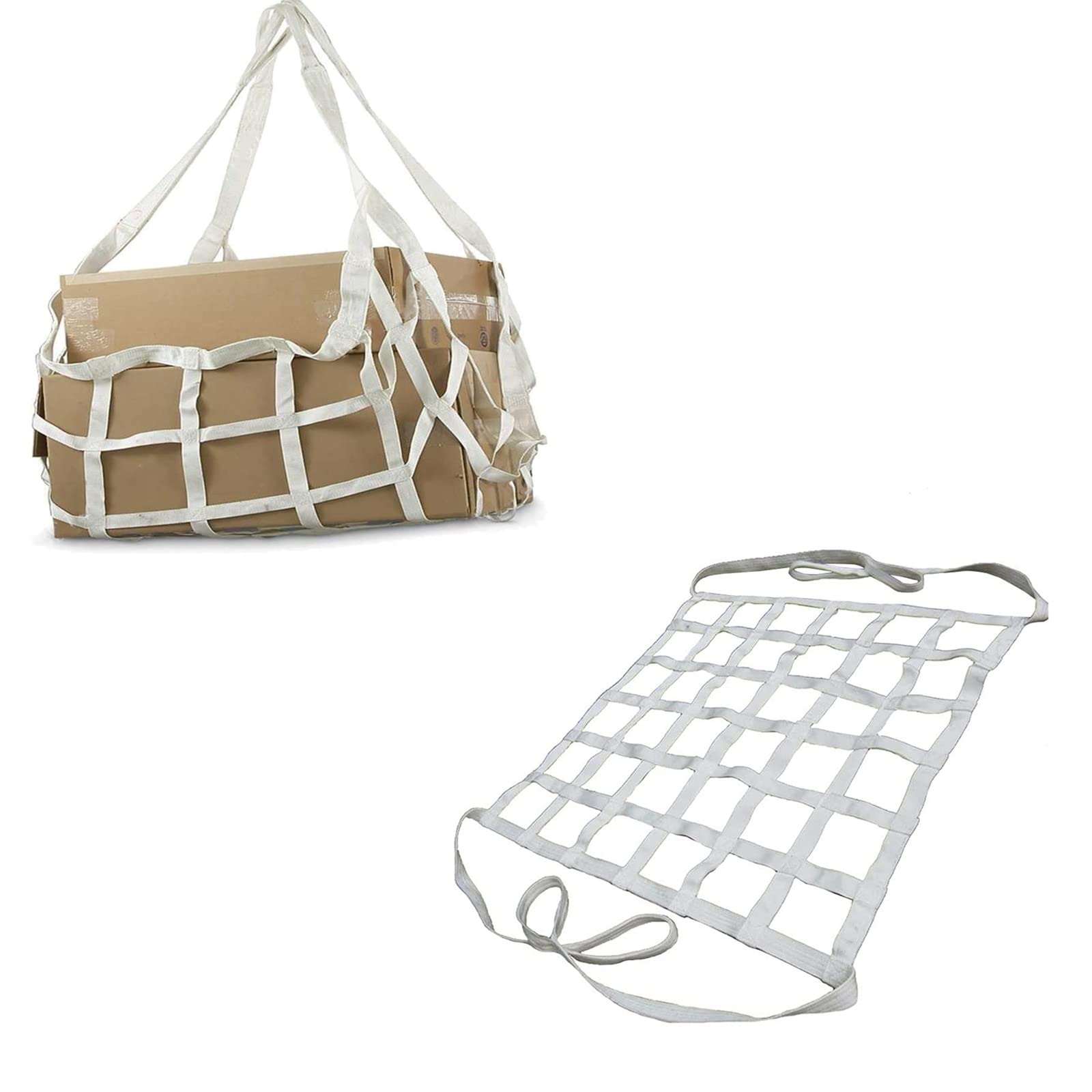 Filet de levage en nylon et sangles de chargement haute résistance pour chantiers