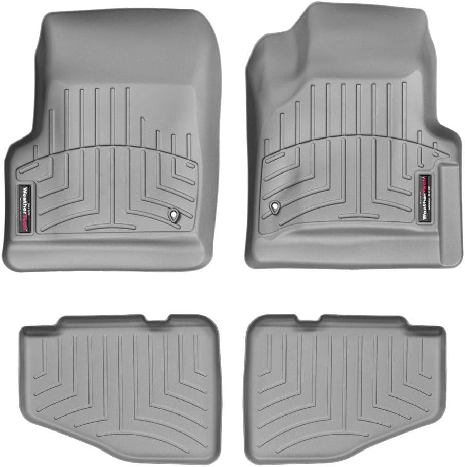 WeatherTech Custom Fit FloorLiners for Jeep Wrangler 2-Door, Wrangler Unlimited 2-Door, 1st & 2nd Row (45042-1-2), Tan