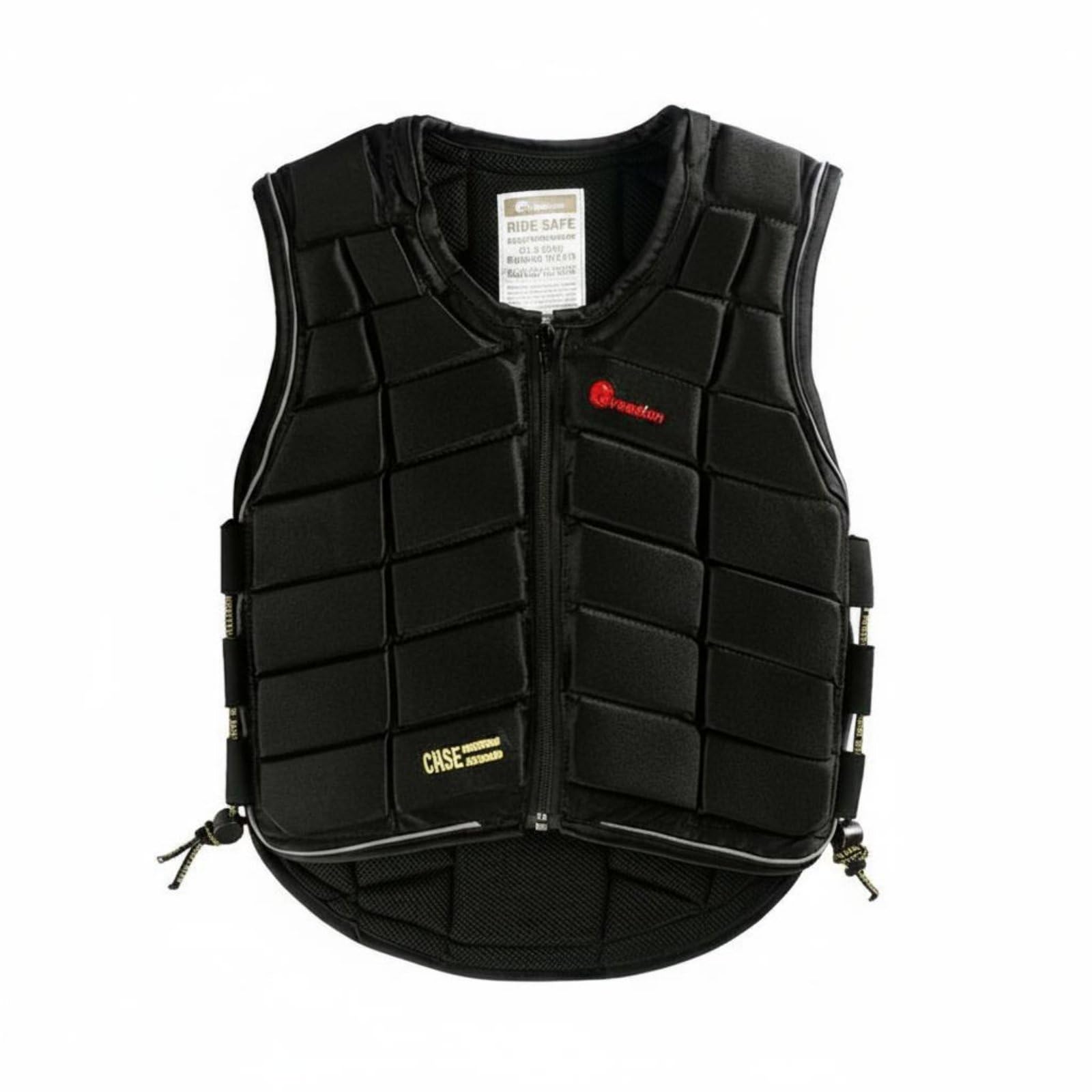 Gralara Chaleco de Ecuestre Chaleco Protector Chaleco de Equitación Protector de Torso Protector para Montar con Cobertura Amplia en Hombros y Pecho y