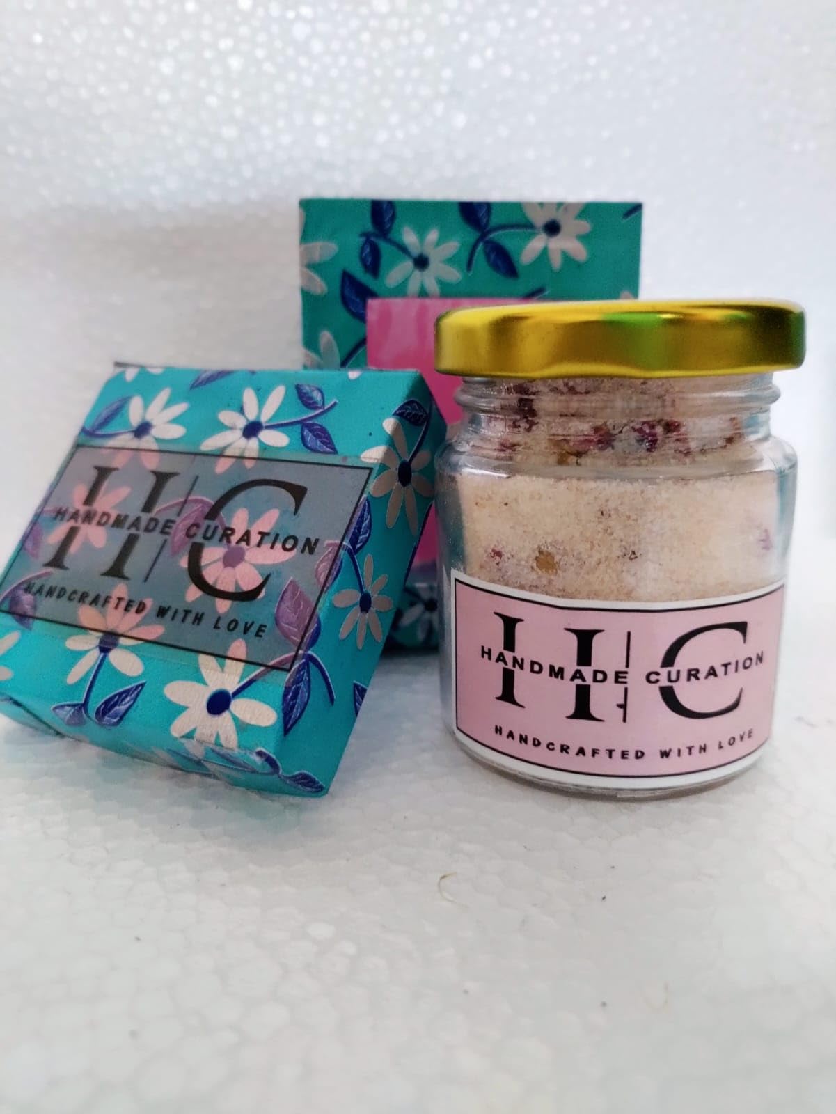 Handmade Curation | Bath salts for Body & Foot Spa, Calming, Relaxing, Muscle Pain Relief, Aromatherapy | Coffe | Lavender | Pure & Natural | Sea Salt, Lavender Essential Oil & Vitamin E-image-44