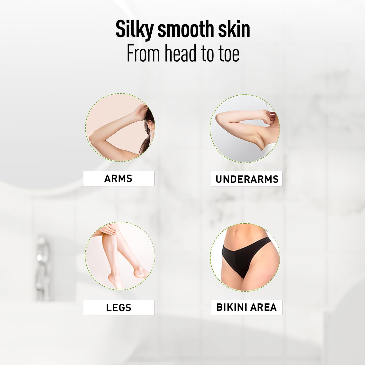 Sirona Disposable Hair Removal Razor For Women, With Aloe Boost For Arms, Legs And Bikini Line, 2 Blade Shaving Razor - Pack Of 3 - Image 6 thumbnail