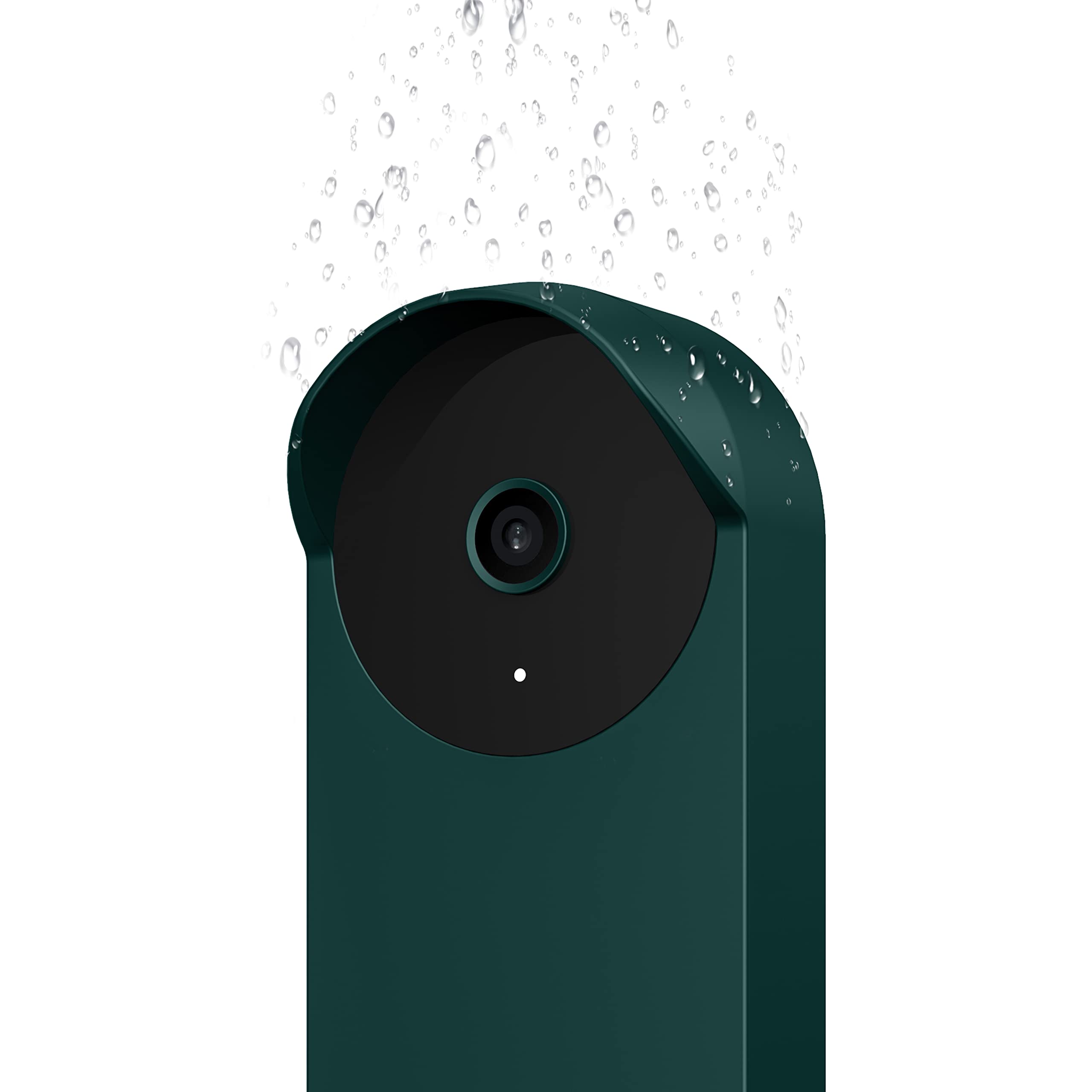 Honecumi Silicone Case For Google Nest Doorbell (Battery Operated), Silicone Case Protective Cover Rain Cover, Compatible With Google Nest Doorbell (Battery Version) Doorbell Case Accessories, Brown