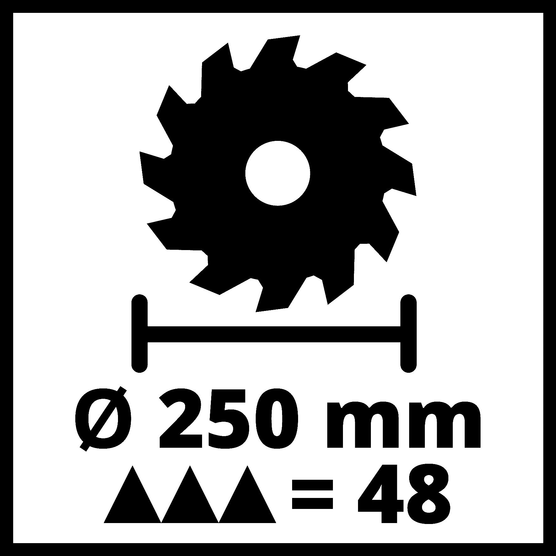 Einhell TC-MS 2513 L Troncatrice (230-240 V, 1600 W, giri al min. 4000, lama Ø250 x ø30 - 48 denti, inclinabile sinistra 0-45°, taglio max 130 x 75 mm)