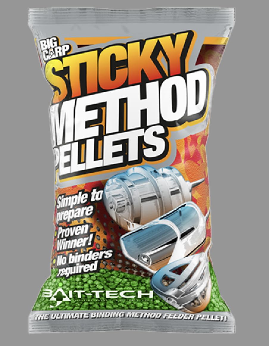 Bait-Tech Sticky Method Pellets Micro Green 800g