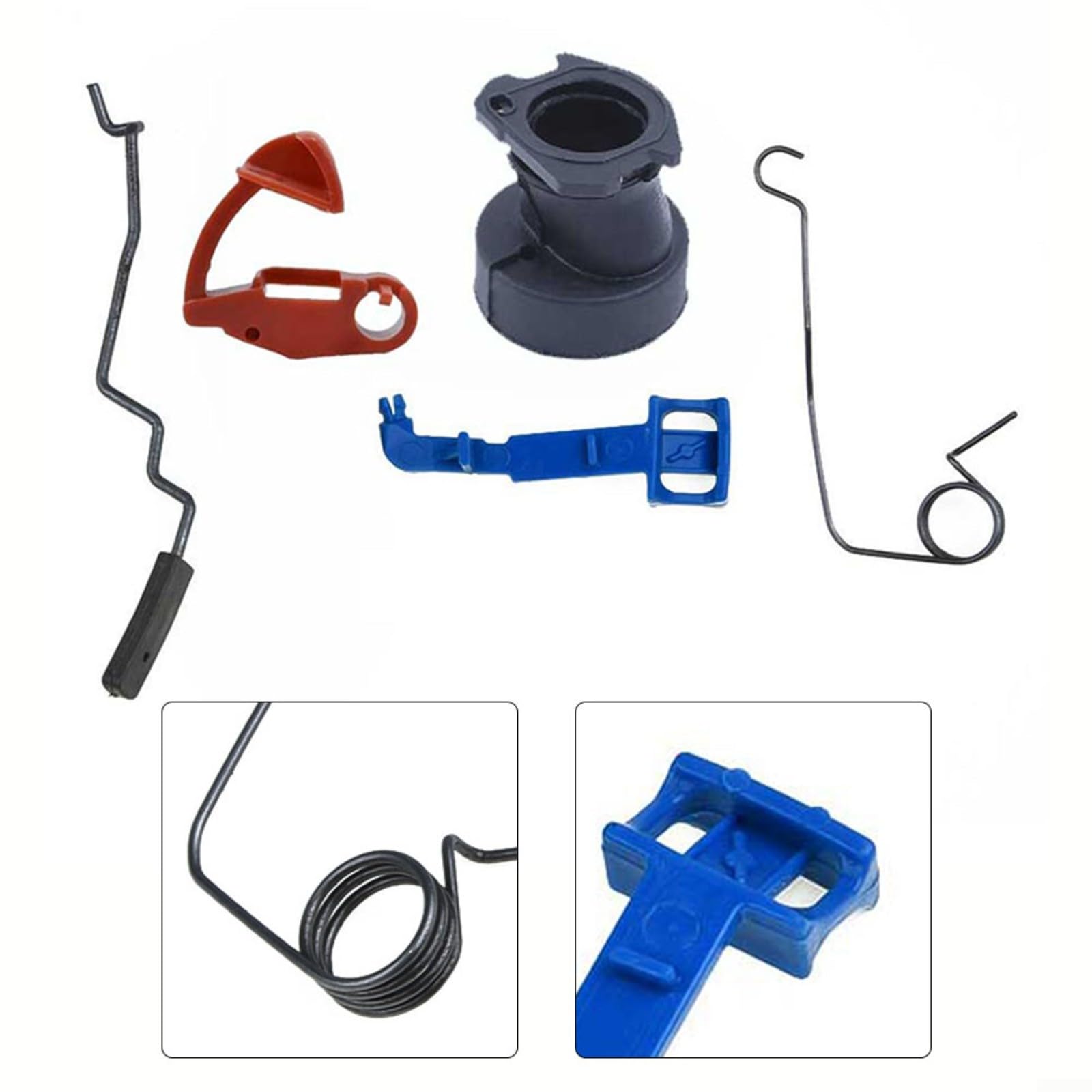 Kit di riparazione per collettore di aspirazione, acceleratore, asta di controllo, kit di riparazione per motosega 340, 345, 346XP, 350, 351, 353, 357, 357XP, 359, set di componenti di