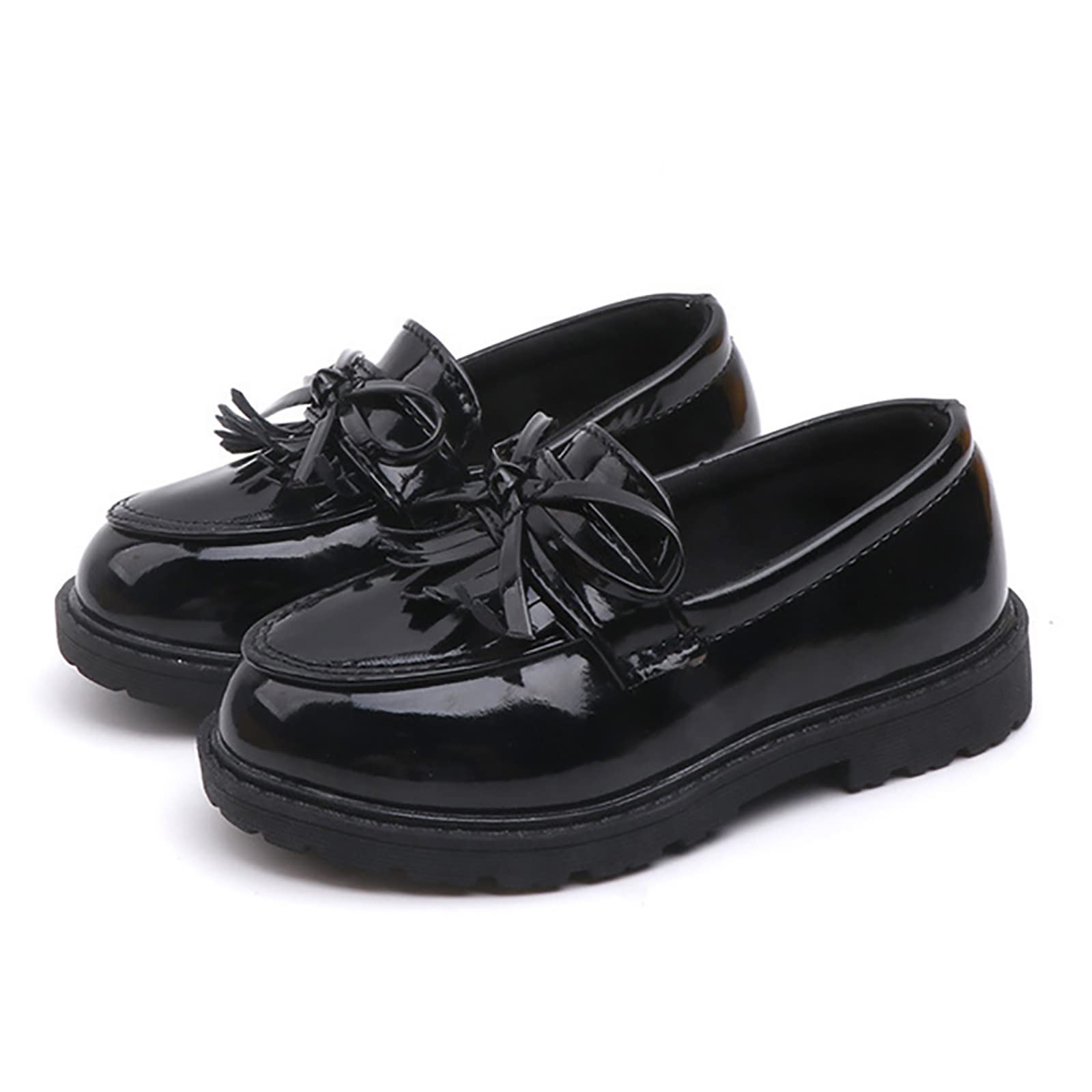 Mocassins à enfiler pour fille - À pompons - Pour l'école - 34 - Baskets