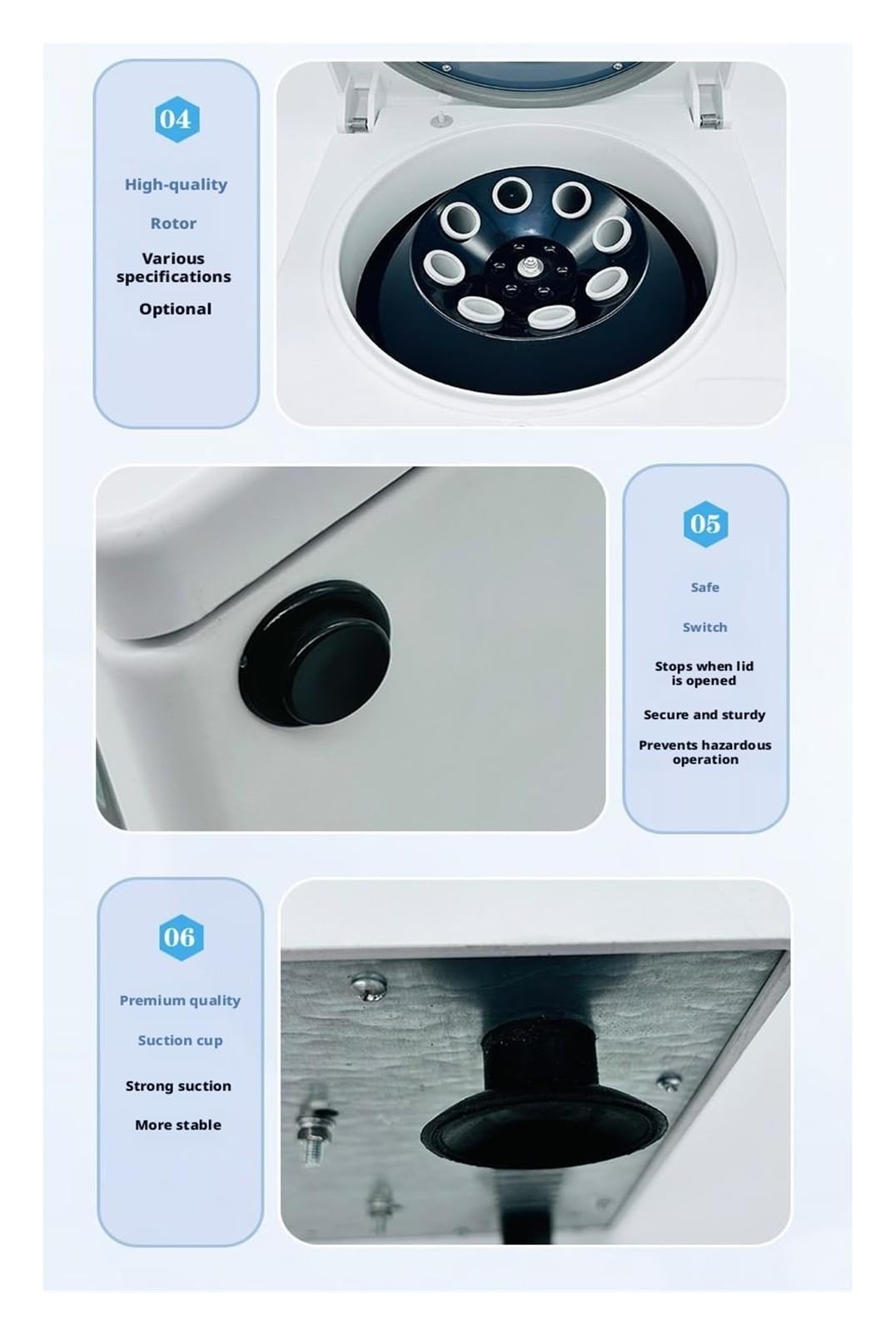 Centrifugadora Digital de baja velocidad TD4C 4000r/min con temporizador y Control de velocidad máquina centrífuga sobremesa 2200xg Control de velocidad(XLD-TD4C(12 * 5/10ML))