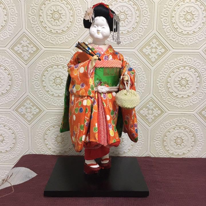 希少品　縁起物　日本人形　お福さん　40センチ Amazon.co.jp: 縁起物 日本人形 お福さん 40センチ : ホビー