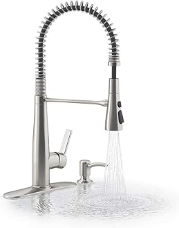 Semiprofessional Kitchen Sink Tap Faucet with Soap Dispenser