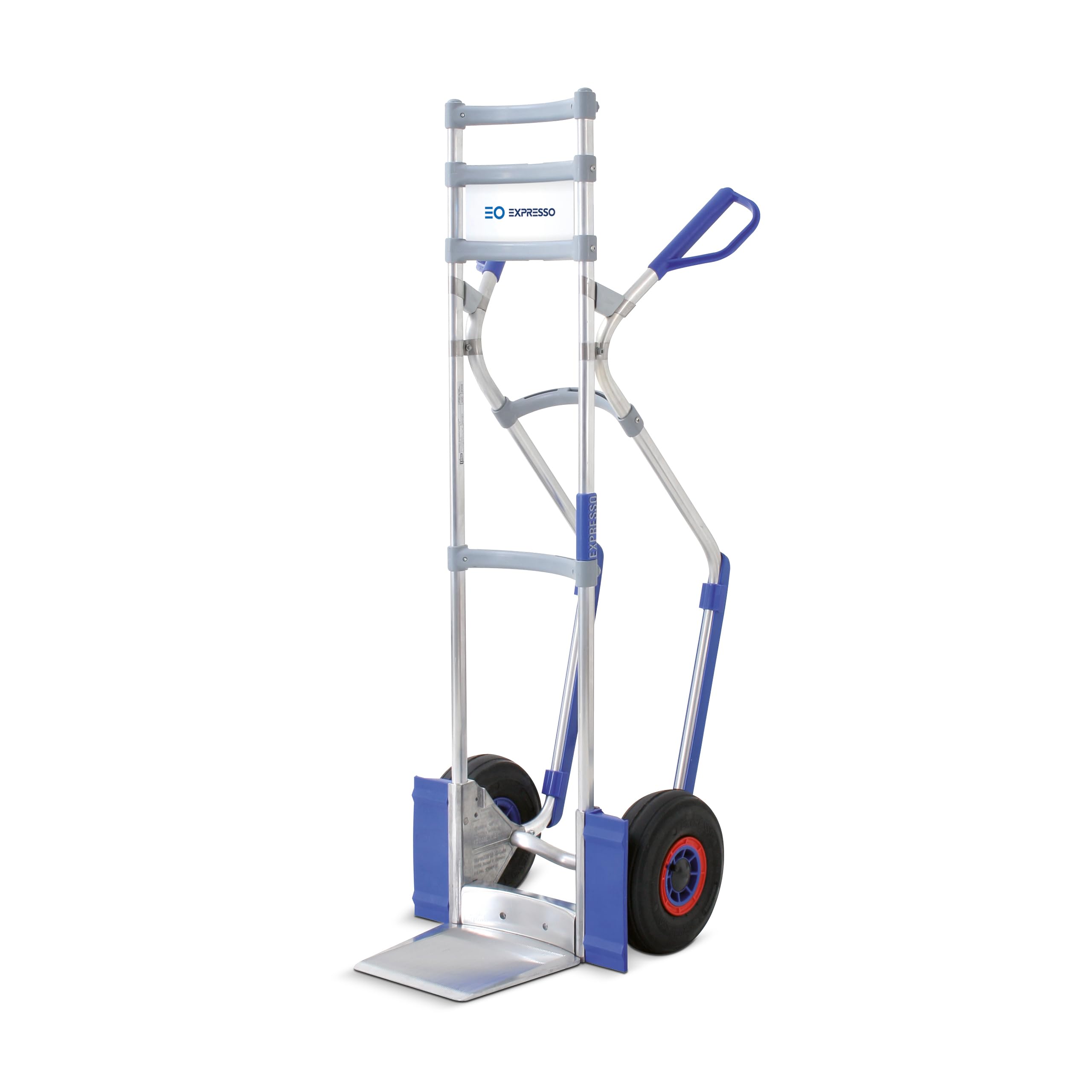 Vollmontierte EXPRESSO Allrounder Profi-Sackkarre AE201121 / 250kg / Luftreifen, schwarz/Schaufel L 24,5 x B 22 cm