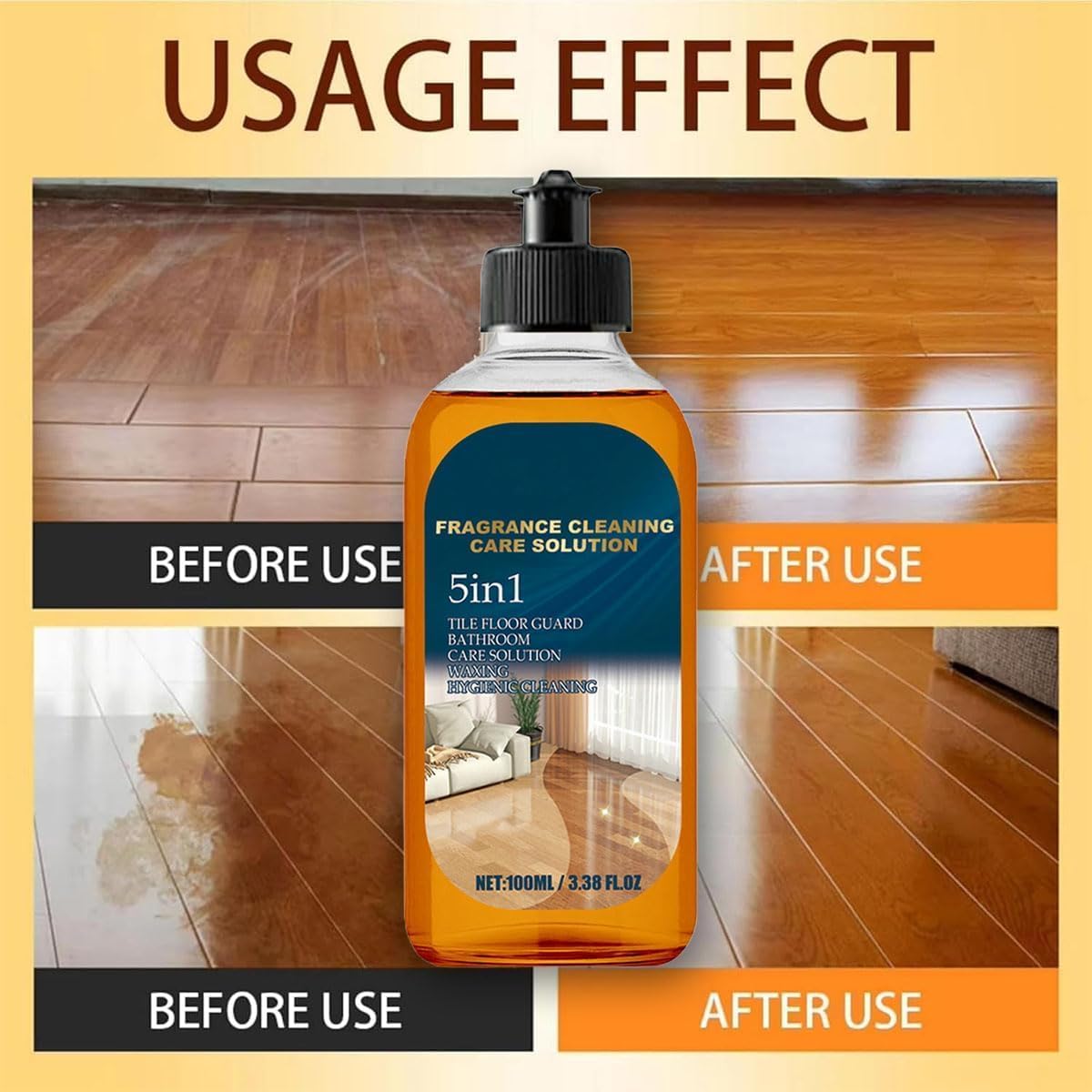 Genérico Munich Sunny Floor Cleaner, Spainho 5 in 1 Floor cleaner, 2025 New Hardwood Floor cleaner, Effortlessly Clean Your Flooring, Suitable for Hardwood and Tile Floors (1PCS)