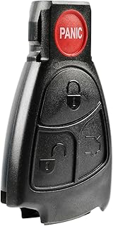 Key Fob Keyless Entry Remote Shell Case & Pad fits C Class, CLK, CLS, E Class, G Class, SLK Class, AMG
