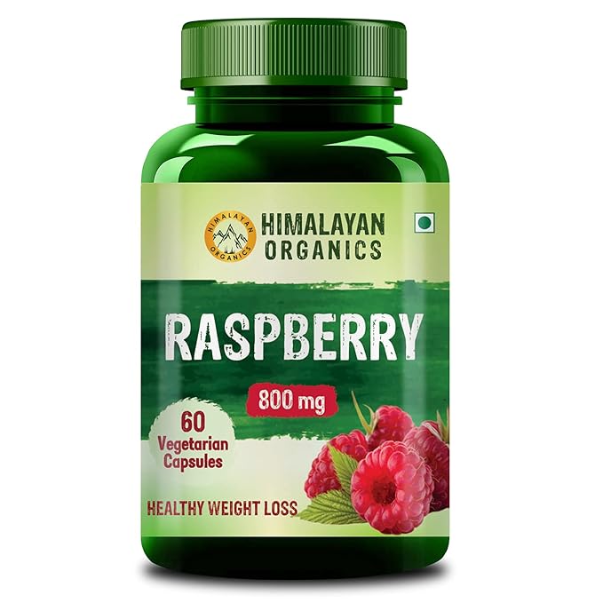 Himalayan Organics Raspberry Ketones Plus with Garcinia and Green Tea Extract for Weight Management 60 Veg Capsules (1)