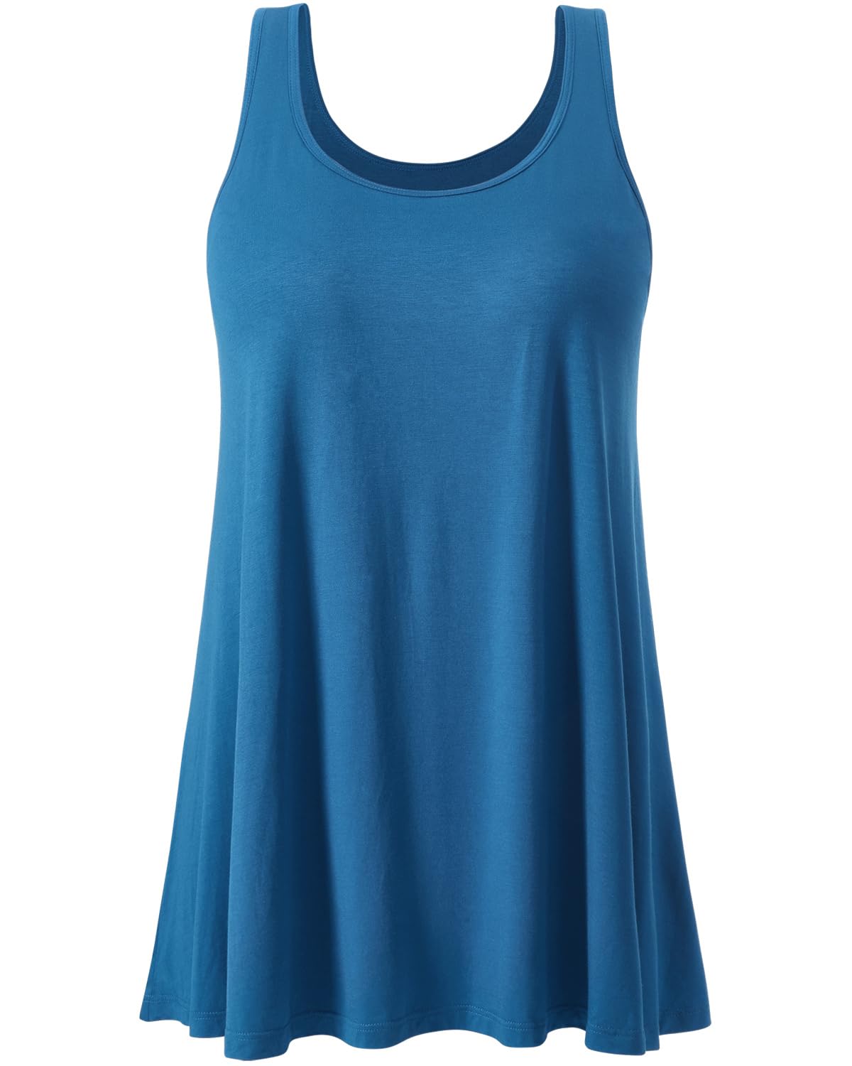 Knuffnee Camiseta interior para mujer, sujetador integrado, holgada, sin mangas, tallas S-XXXXL