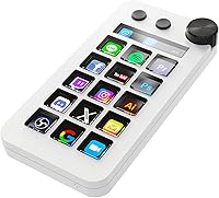 Vista 10 de Teclado macro, teclado de acceso directo macro, con 15 teclas macro personalizables, tres modos