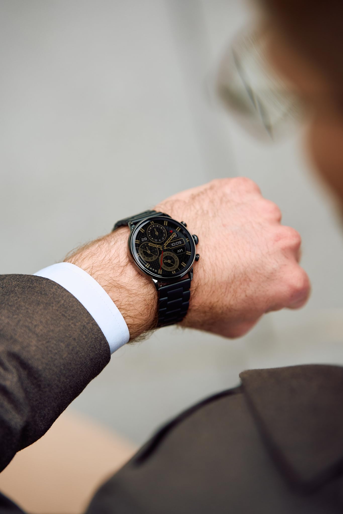 Smartwatch myPhone Watch Elegant 2 gran batería de 300 mah, hasta 7 días con una sola carga, gran pantalla Amoled de 1,43 pulgadas, resistencia IP67, múltiples modos deportivos, aplicación especial Bl