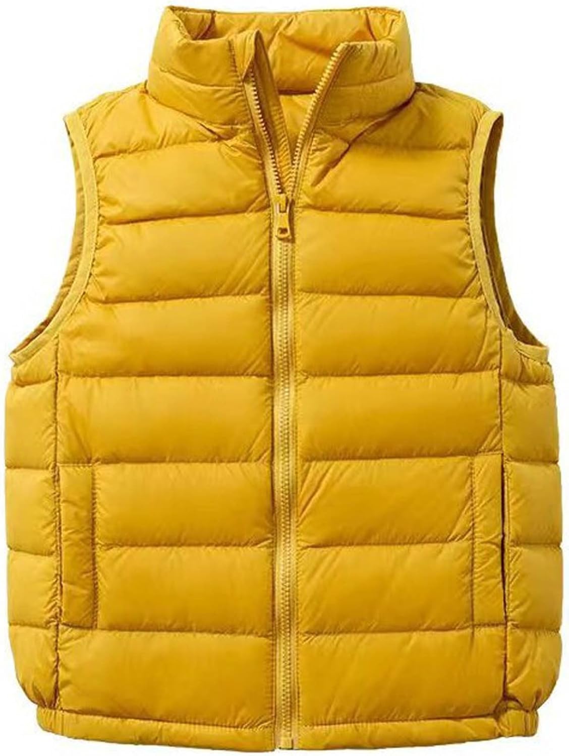 Puffer Vest for Girls Fashion Boys Sleeveless Jacket with Pockets Fall Kids Zip up Jackets Winter Warm Teens Clothes