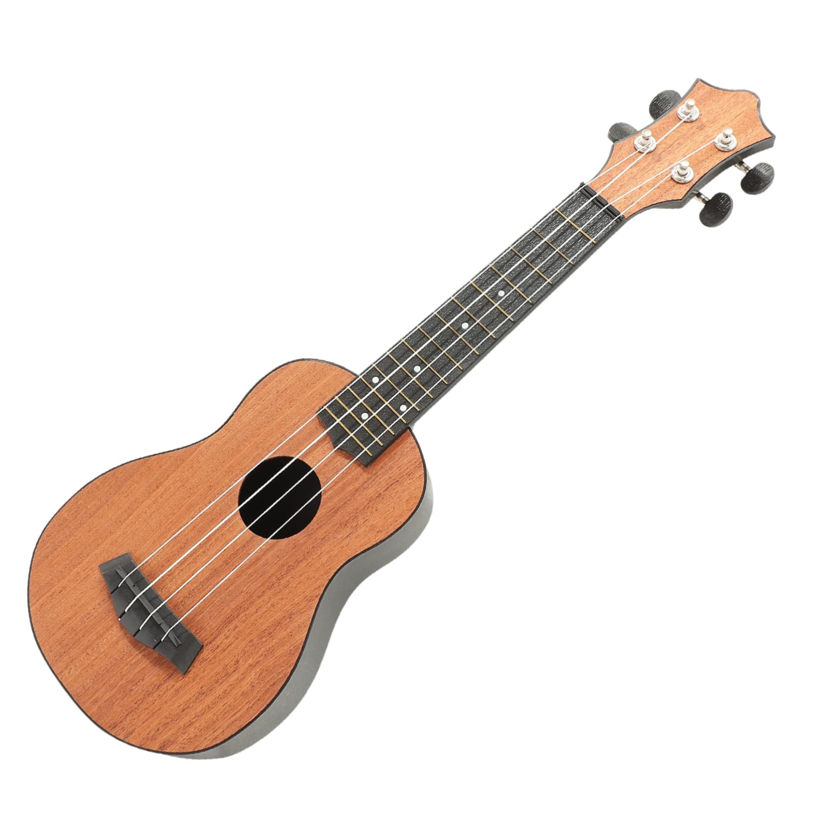 HEMOTON Ukelele Soprano Para Principiantes Instrumento Musical De Madera Para Practicar Casa o Clases De Inicio