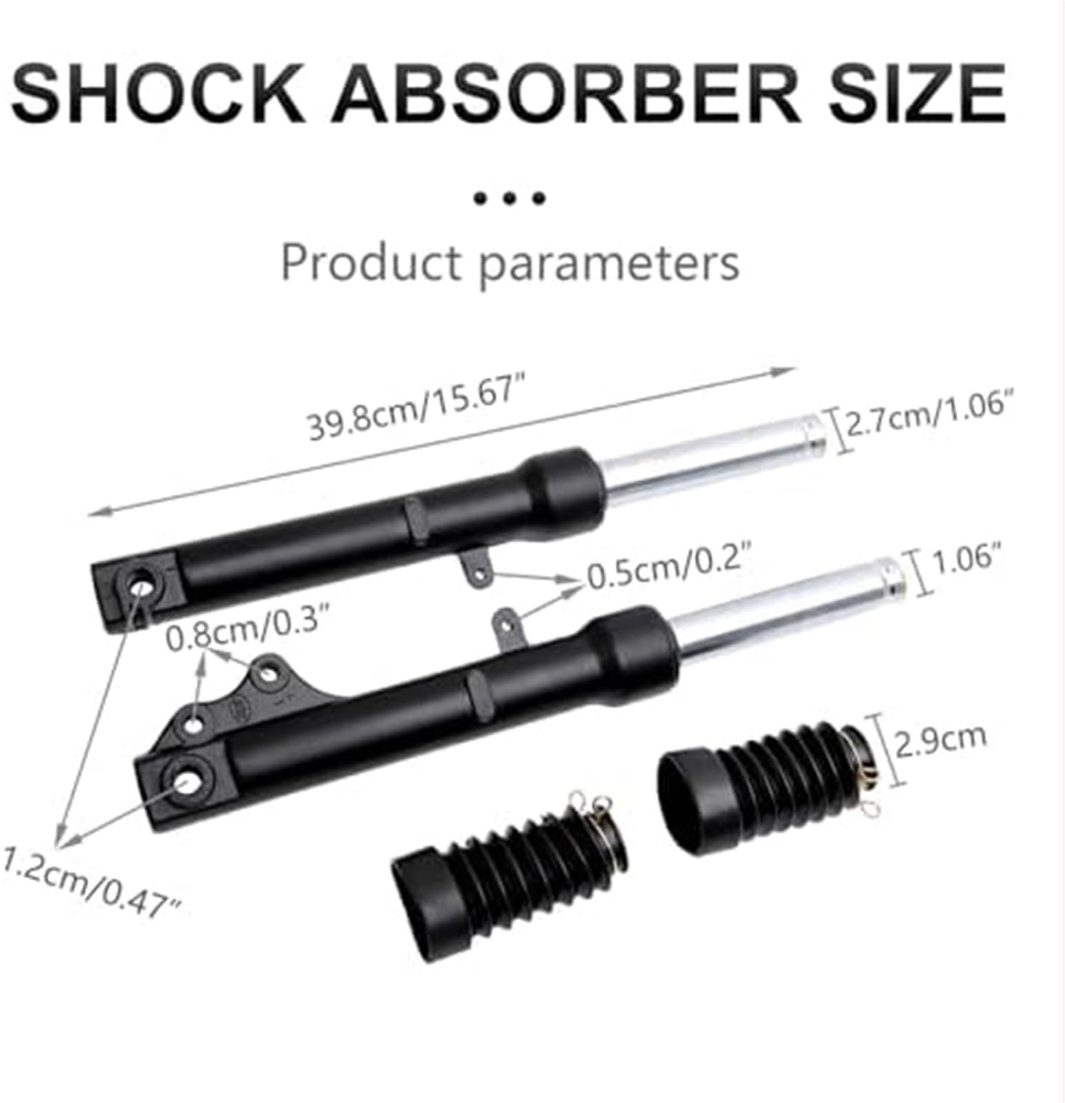 Ensembles d'amortisseurs pour Avant, for Scooters Chinois GY6