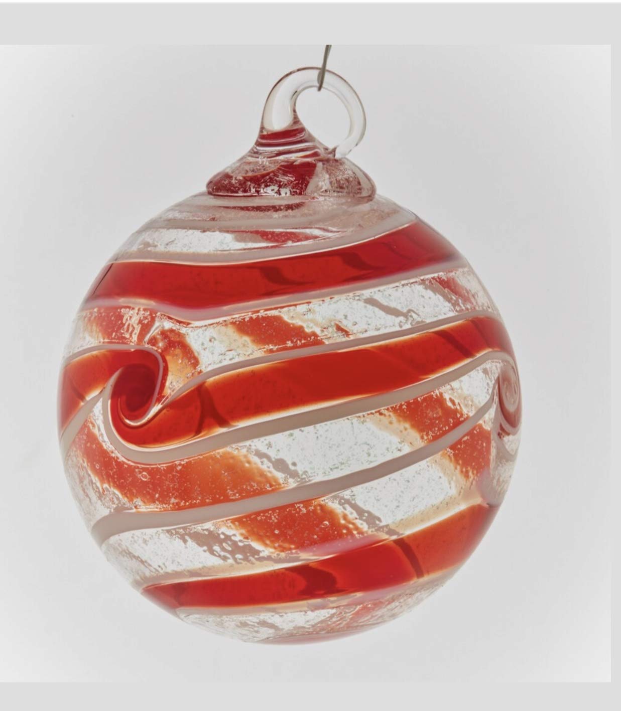 Glass Eye StudioRed Spin Artisan Ornament