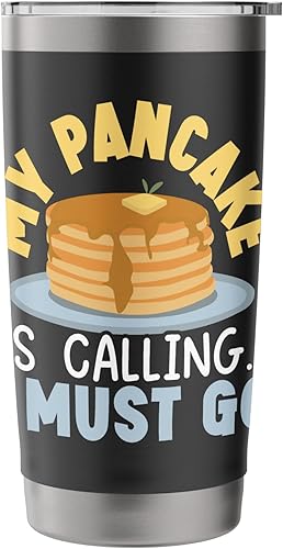 Miniatura 3 de My Pancake Is Calling And I Must Go Food Lover Pancake Maker Stainless Steel Insulated Tumbler