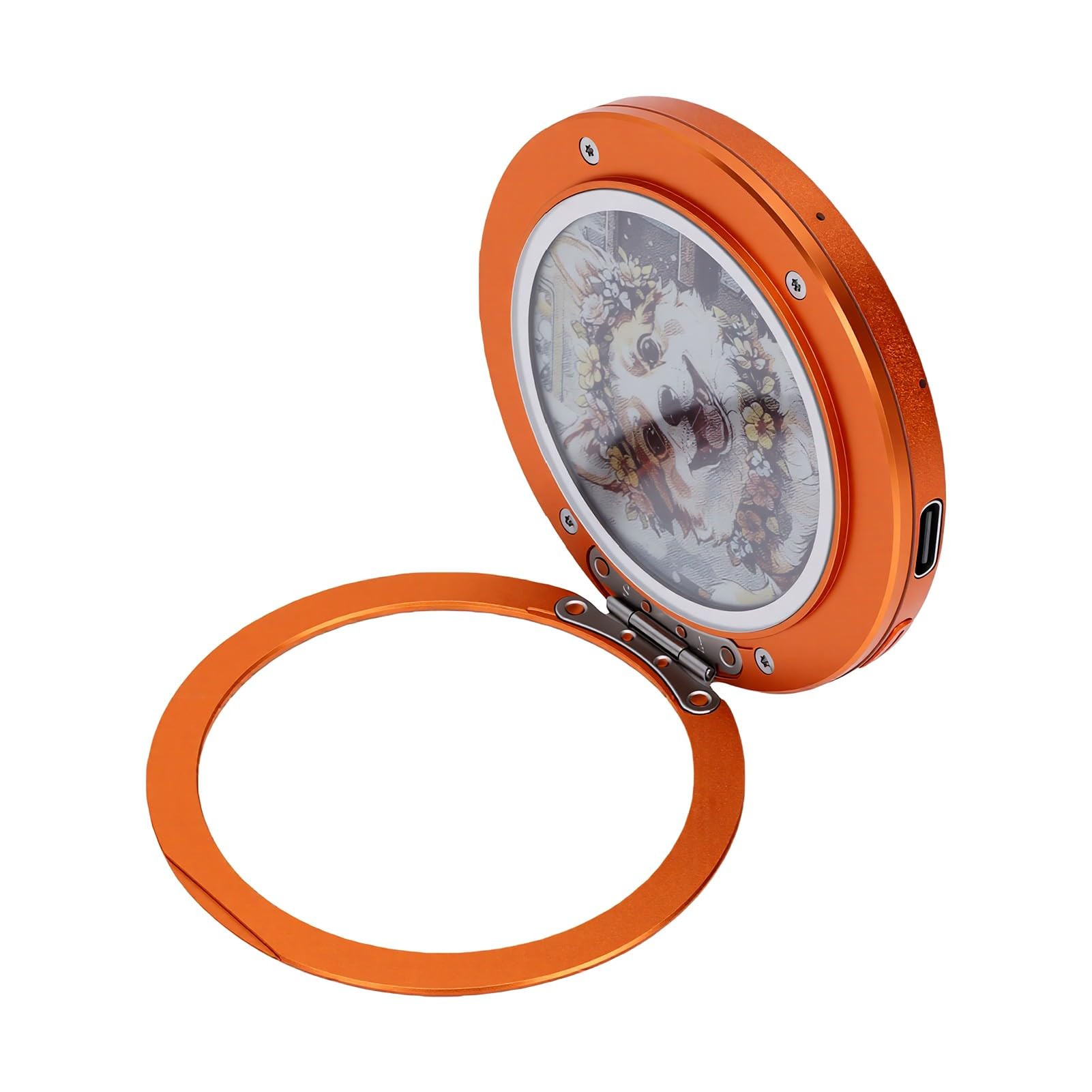 Cosiki Magnete per Frigorifero Supporto per Telefono Supporto per Anello Magnetico per Telefono Bluetooth Multi Angolo per Ufficio Domestico Lega di Alluminio 6 Colori