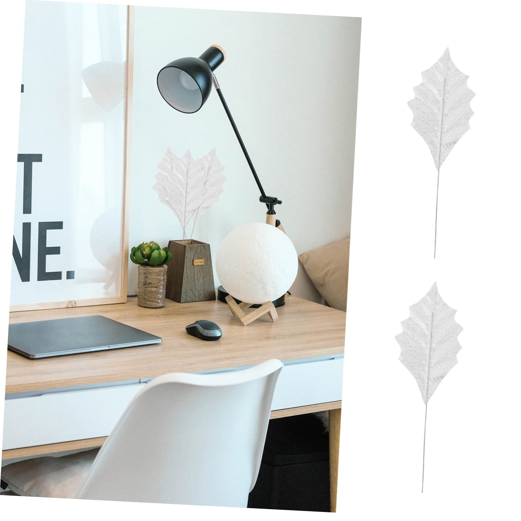 TOPBATHY 3pezzi Decorazioni Finto Foglie Artificiale Per Matrimonio Piante Decorative Per Casa Atmosfera Calda e Accogliente Materiale Di Qualità Per Uso Duraturo Stile Elegante e
