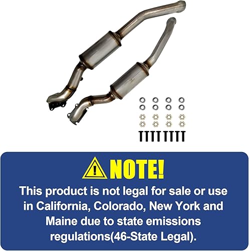 Miniatura 5 de 10H49723 10H49737 Convertidores catalíticos delanteros izquierdo y derecho compatibles con JEEP GRAND Cherokee Sport 3.6L V6 2011-2012