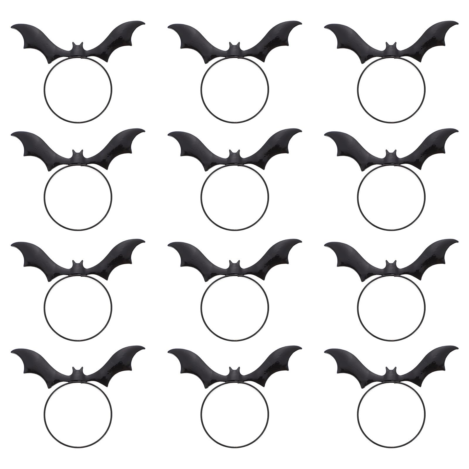 Servilleteros de murciélago BESPORTBLE para cenas temáticas y decoración de mesas de Halloween