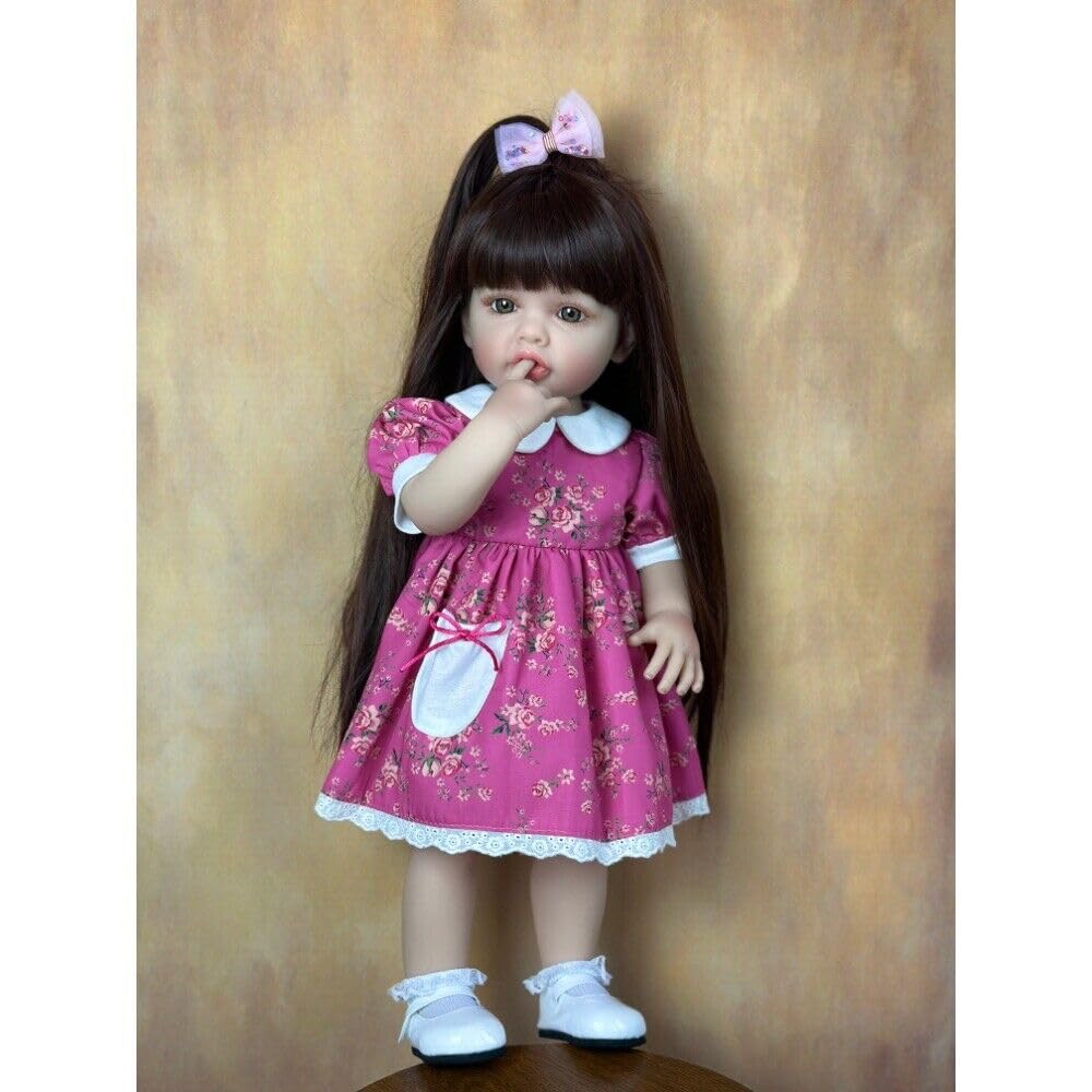 Amazon.co.jp: Meeler リボーンドール 女の子 55cmリアルな 笑顔