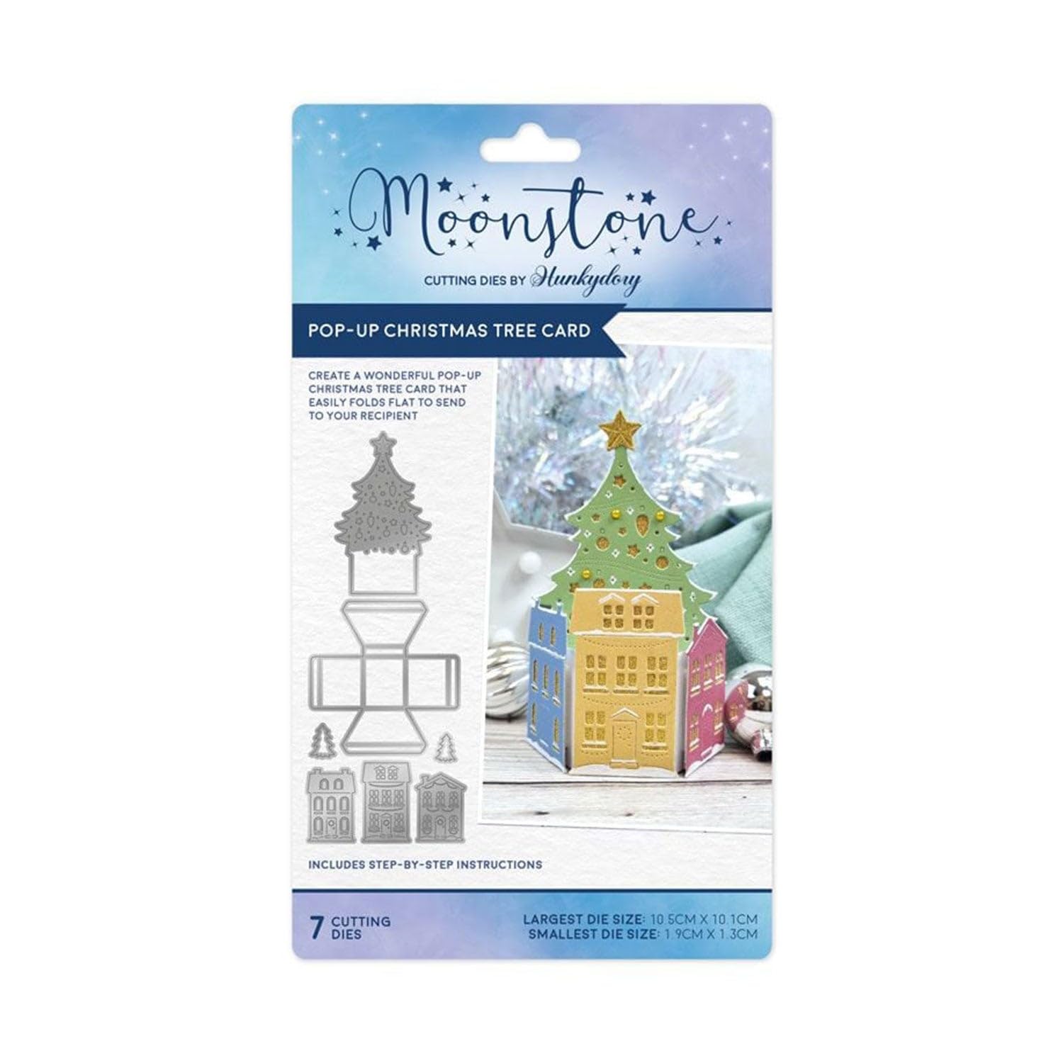 Matrice de découpe sapin de Noël MSTONE766 pour vos cartes de vœux faites main