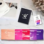 Resistance Bands Set, 3 Pack Latex-Free Workout Bands, for Yoga Pilates Ballet Gymnastics Physical Therapy & Rehabilitation Training