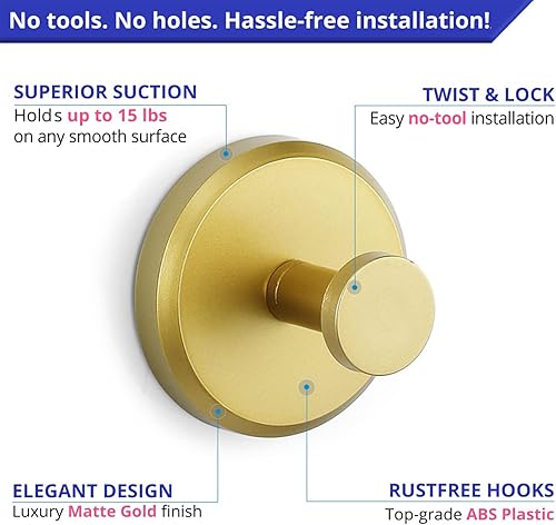 Miniatura 3 de Ganchos de ventosa de césped con forma, ganchos de ventosa, ganchos de ventosa resistentes, para ducha, baño, cocina, puerta de vidrio, espejo,