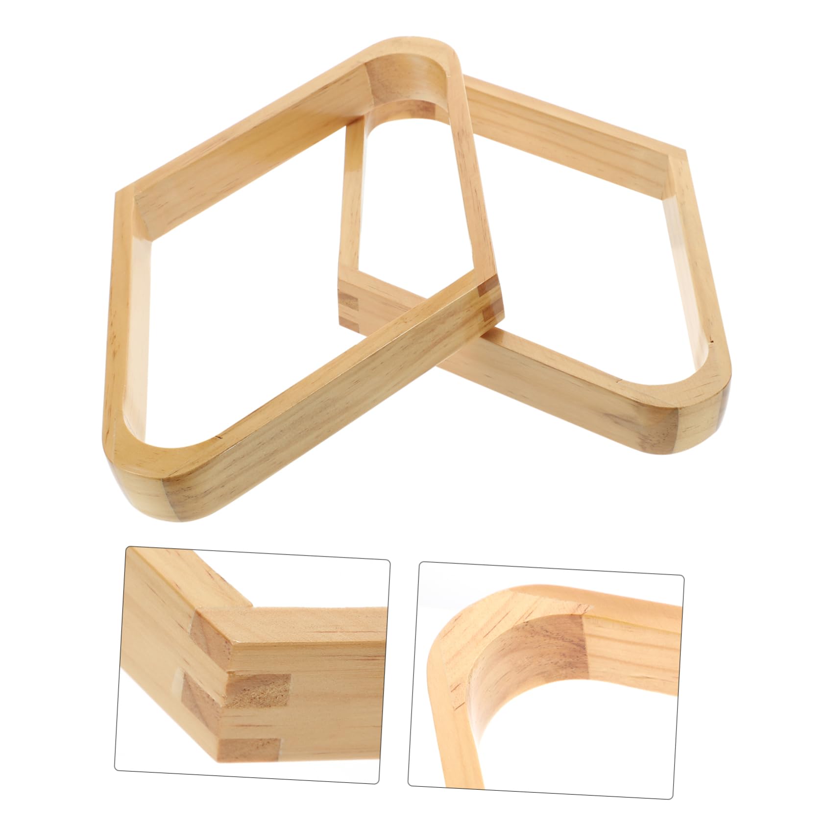 ifundom 2pcs Diamond Rack for Billiard Balls Durable Table Ball Holder for Pub Lightweight Pool Rack for Snooker and Pool Games