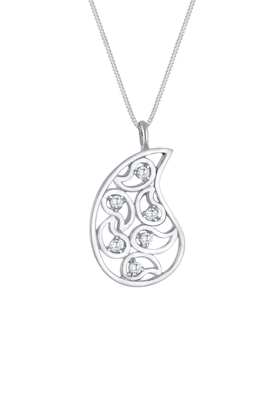Elli Women Silver Pendant Necklace - 0107281317_45 - 45cm length