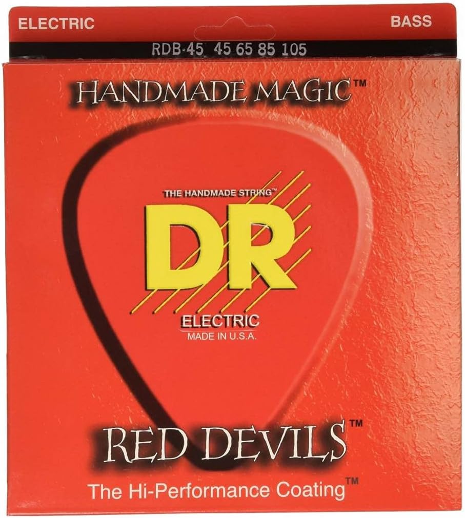 Amazon.com: DR Handmade RDB45 Red Devils Medium Electric Bass 4 String ...