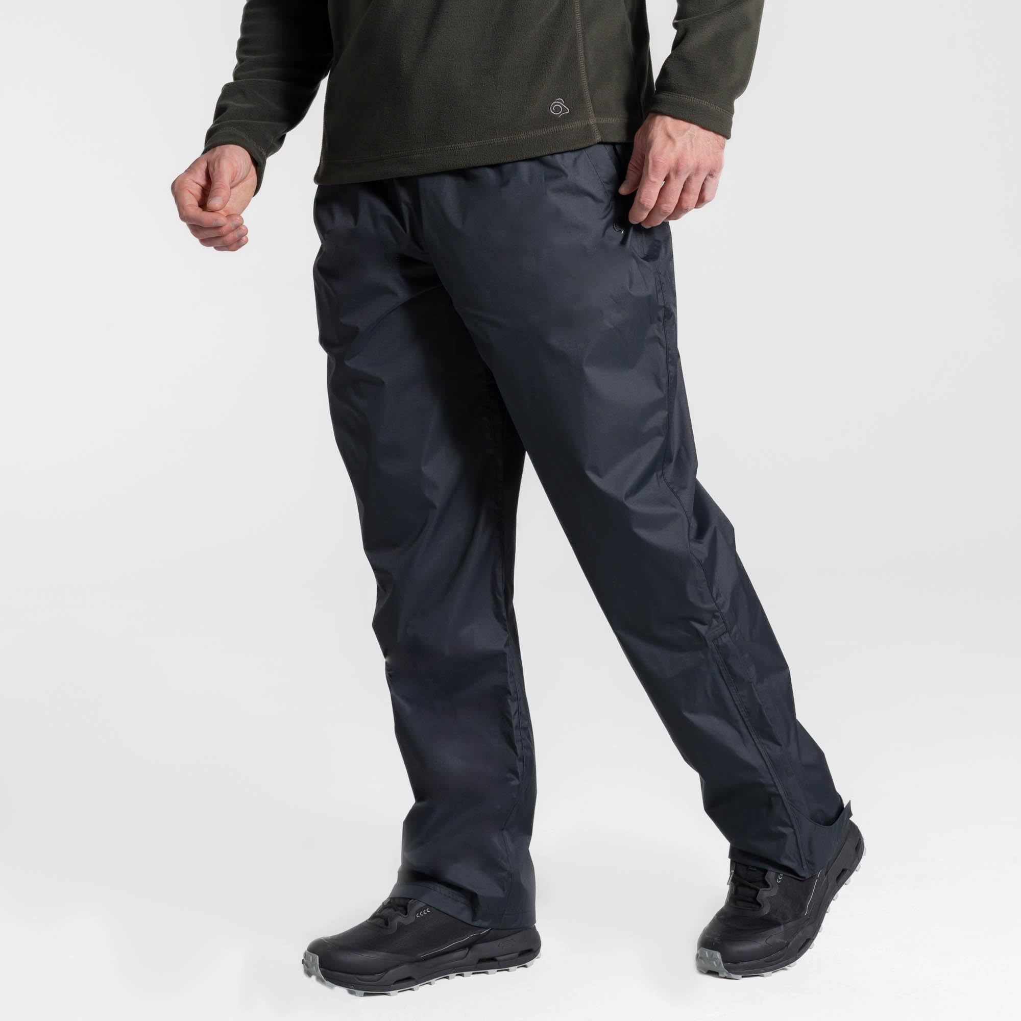 Craghoppers Unisex Packable Trousers Expert Over, Black, M EU