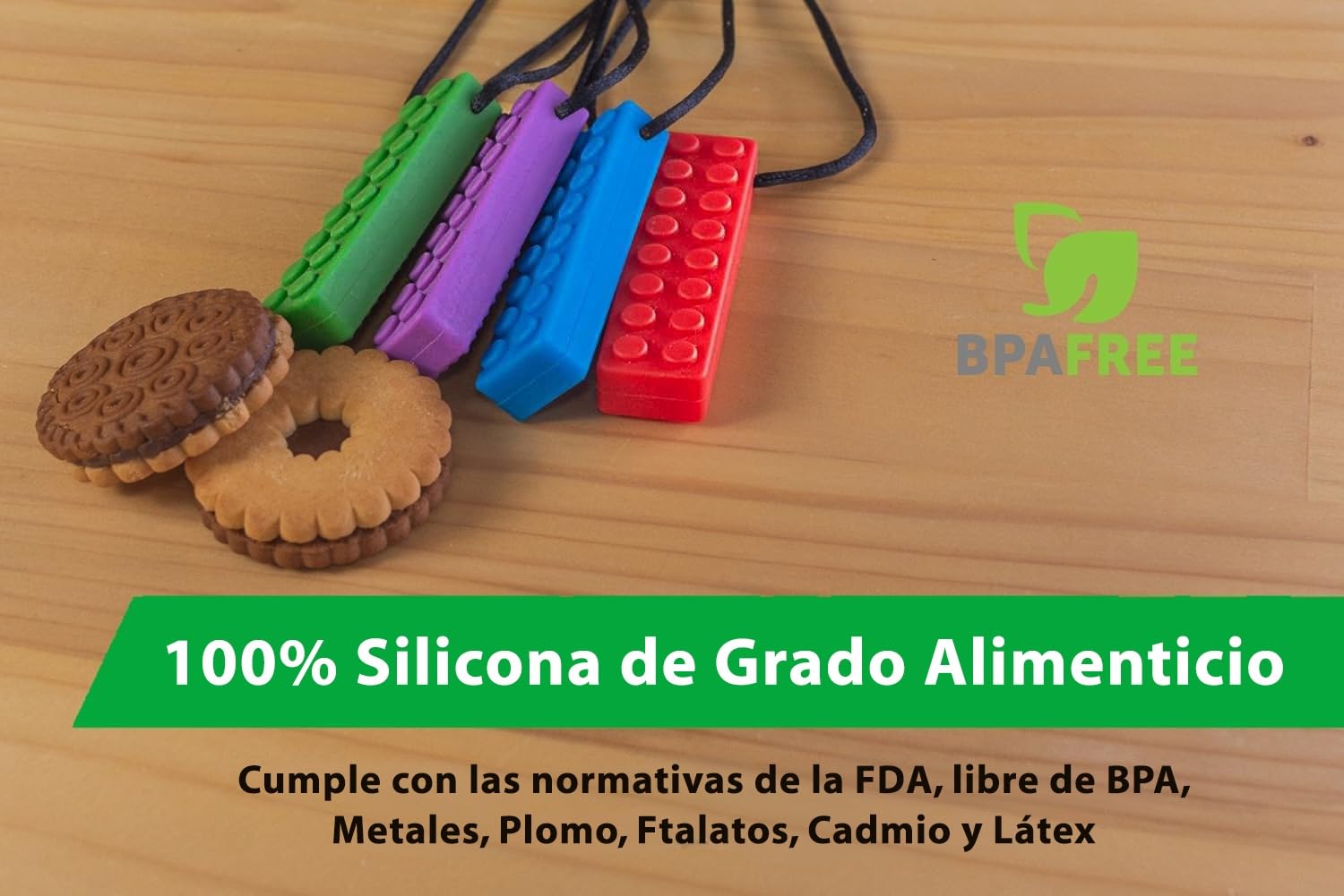 Tilcare Chew Chew Colgante - Lo mejor para niños o adultos a los que les gusta morder o tienen autismo - Colgante de silicona para masticar - Colgante masticable para niños y niñas