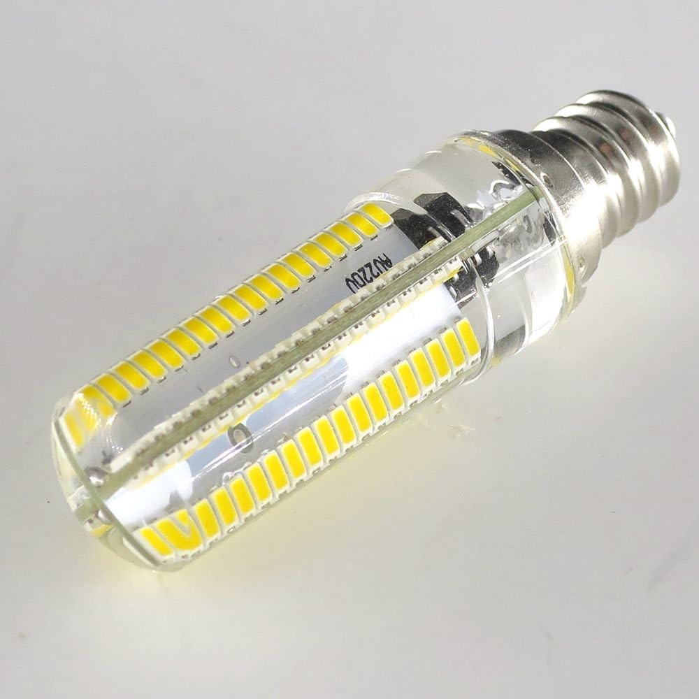 110v 8w E12 Dimmable LED Light Chandelier Dimmable Bulb Halogen Replacement Warm White 3000k Crystal Ceiling Lamp Light