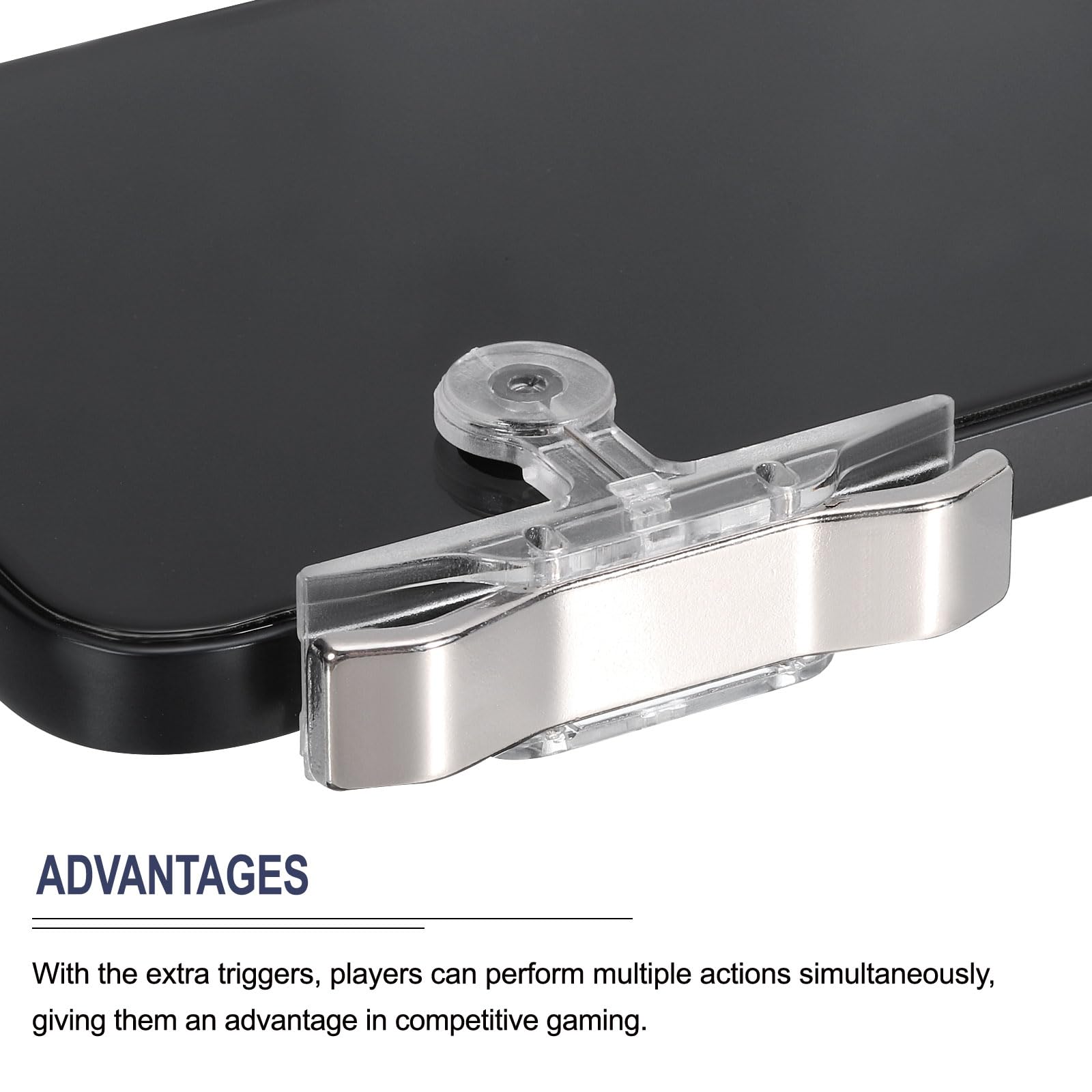 QUARKZMAN Gioco Grilletto Mobile Gioco Controller 1 Accoppia E9 Fuoco Tasti Placcatura Universale per 4.7-6.5" Cellulare Telefono