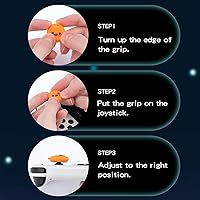 Vista 3 de GeekShare Lindas tapas de silicona para el pulgar de Joycon para Halloween, cubierta de joystick compatible con Nintendo Switch OLED Switch Lite