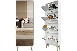 Mirror Shoe Cabinet: Get Organized in Style